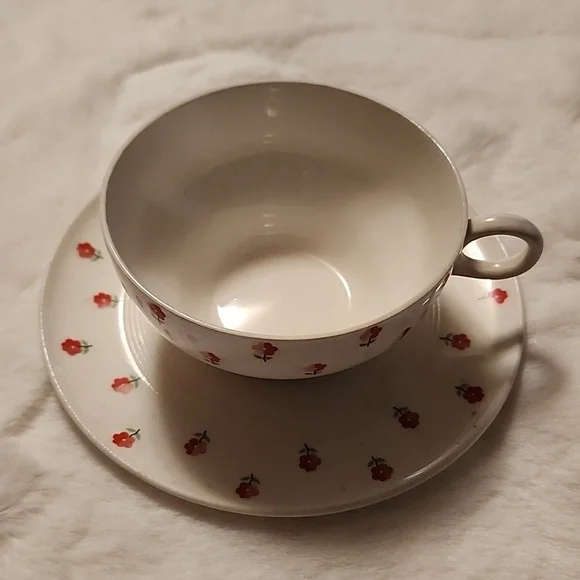 VINTAGE CAVITTI-SHAW 116D TEAPLATE & π΅ TEACUP - Picture 1 of 8